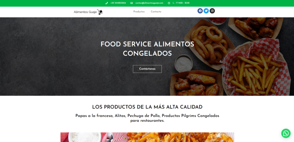 Alimentos Guaje - Distribuidora de Alimentos | Maya Web